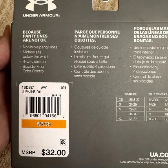 NWT Set of 3 Under Armour Pure Stretch Women's Black No Show Bikini Size Small - Picture 10 of 12